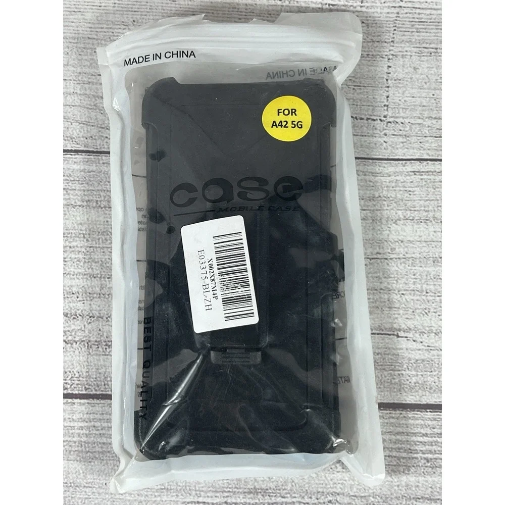 Samsung Galaxy A42 5G Rugged Case Holster + 2 Pack Screen Protectors
